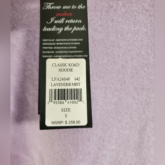 Greyson Classic Koko Hoodie New With Tags - Picture 4 of 10